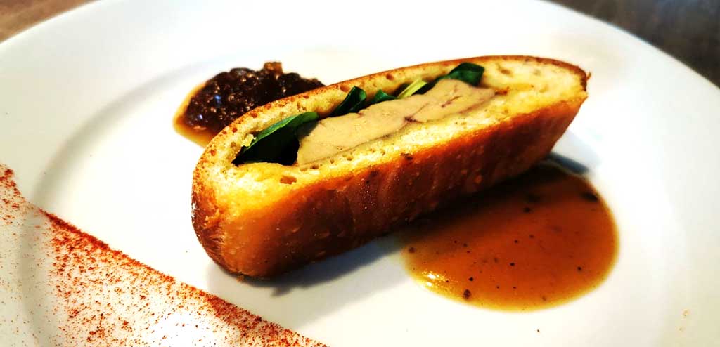 assiette foie gras reception mariage